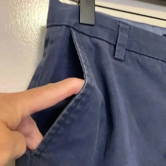Banana Republic Emerson Chino  Pants 100% Cotton Dark Blue EUC - Picture 4 of 14
